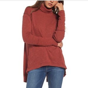Free people split back turtleneck